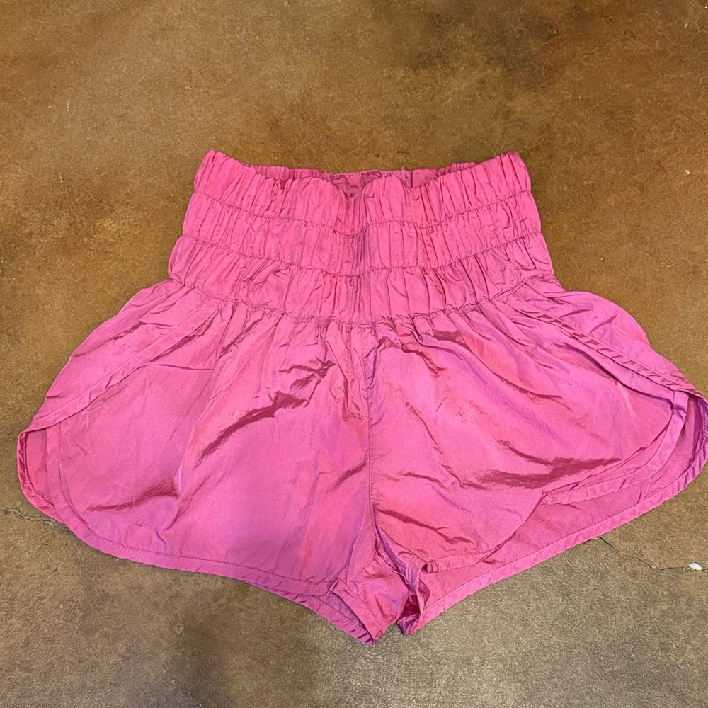 FP Movement by Free People High Waist Magenta Shorts